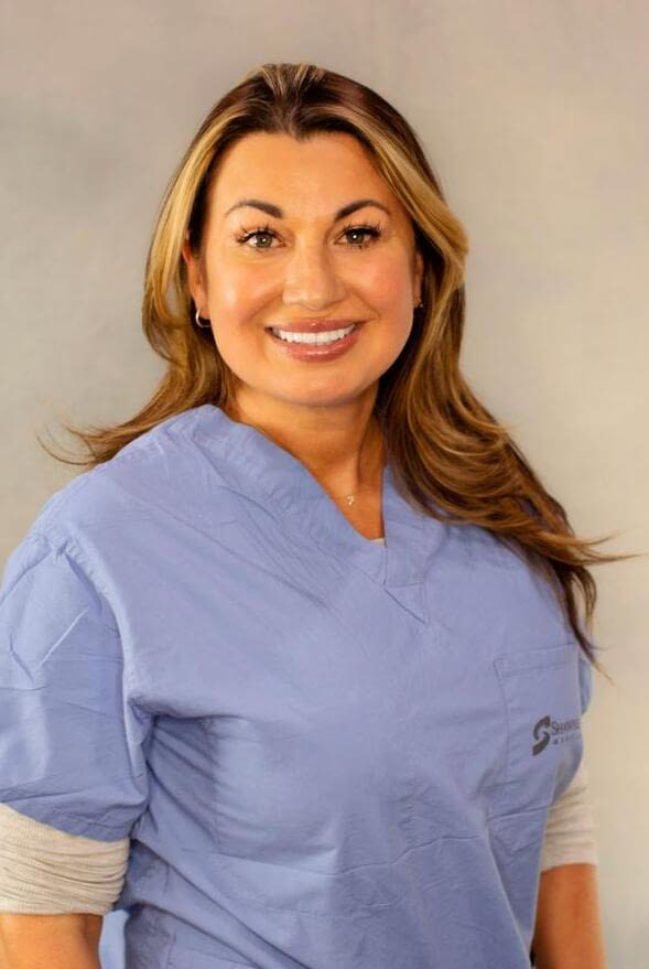Dr. Veronika G. McDonald, board-certified radiologist and patient of Dr. Safa Manav's clinic